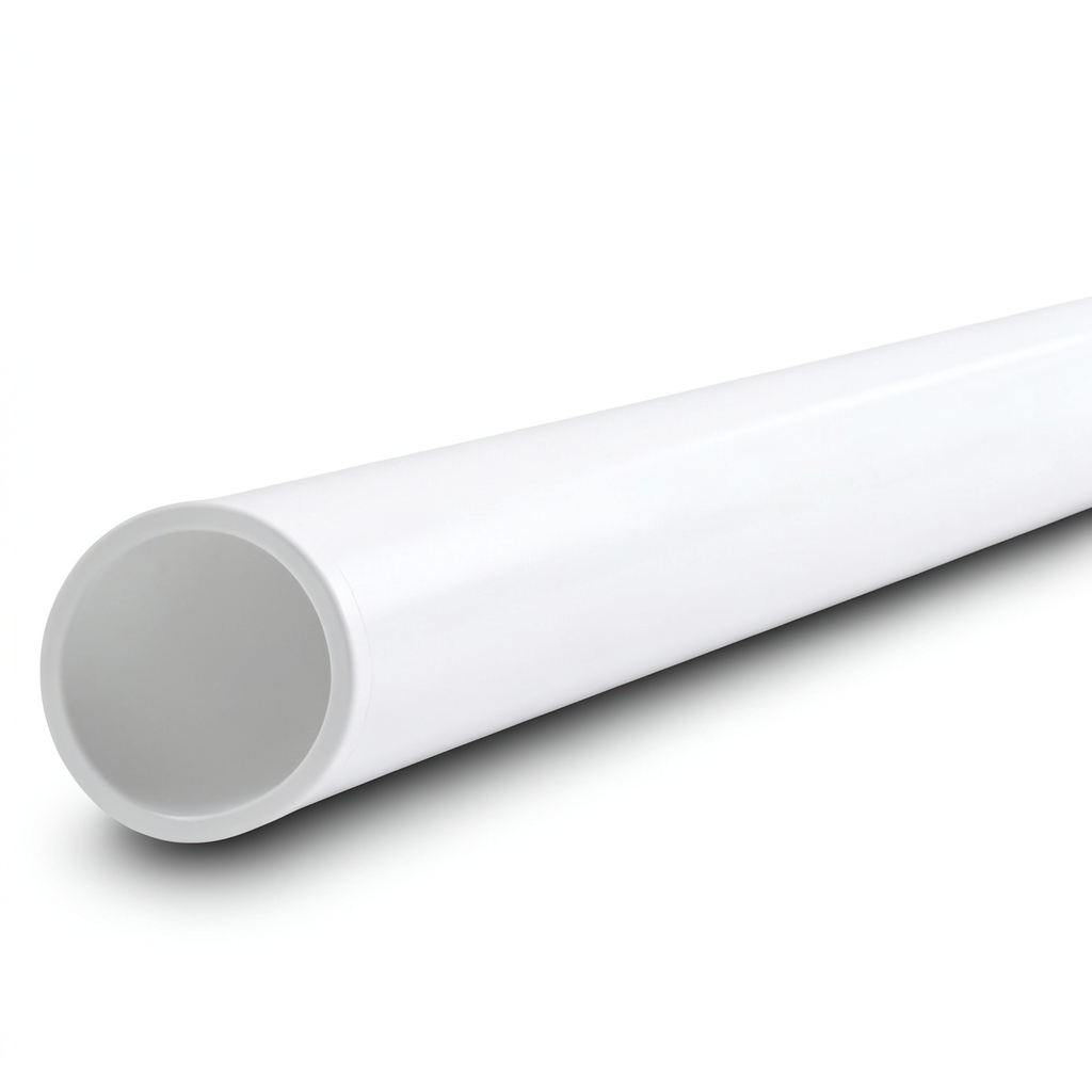 UPVC Pipes Schedule 40 Size 6 inch White Color