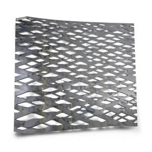 Hot Rolled Expanded Metal Sheet Flattened Memari Shape, Wire Diameter 1.7 mm, Width 1.22 M, Length 5 M