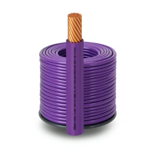 THHN/THWN Copper Cable PVC 105°C Insulation Diameter 3.0 MM 600 Volt 2500 Feet Violet | Al Fanar