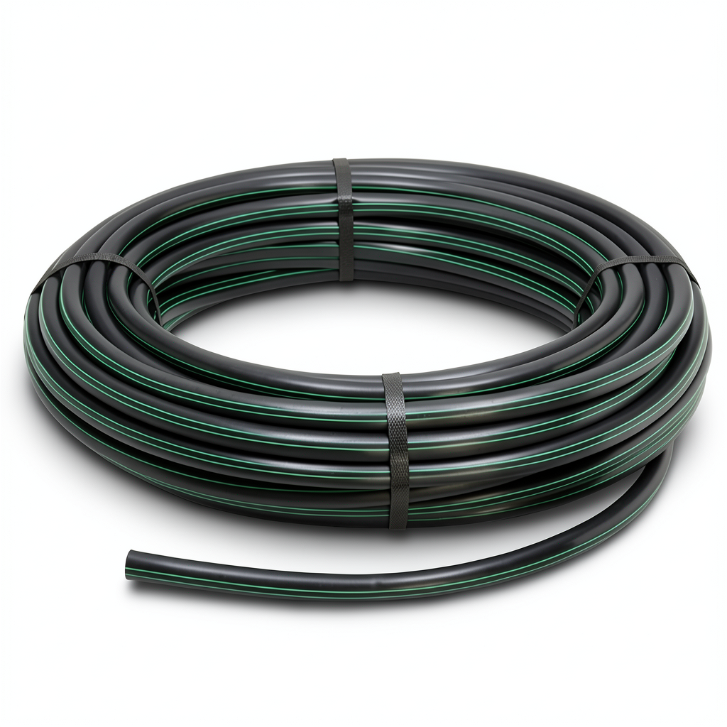 HDPE Coil Pipe PN 9.8 Bar PE 63 Outside Diameter 160 mm SDR 9 Black