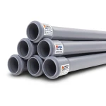 UPVC Pipes PN 4 Bar 75 mm OD Thickness 1.8 mm Gray | SAPPCO