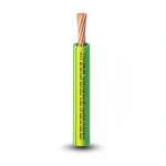 كابل نحاس THHN/THWN معزول PVC 105° قطر 2.7 مم 600 فولت طول 2500 قدم أصفر مع أخضر | شركة الفنار