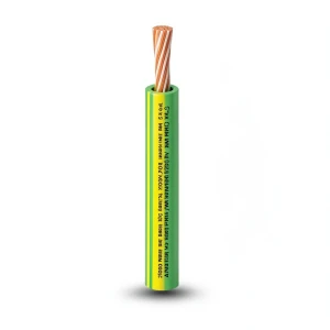 كابل نحاس THHN/THWN معزول PVC 105° قطر 2.7 مم 600 فولت طول 2500 قدم أصفر مع أخضر | شركة الفنار