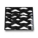 Hot Rolled Expanded Metal Memari Design 1.8 mm Thickness 1.22×1 m Black