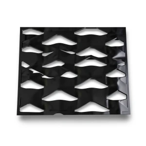Hot Rolled Expanded Metal Memari Design 1.8 mm Thickness 1.22×1 m Black