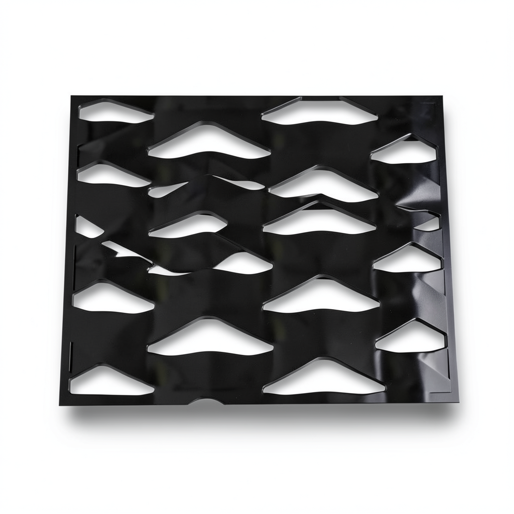 Hot Rolled Expanded Metal Memari Design 1.8 mm Thickness 1.22×1 m Black