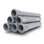UPVC Pipes PN 4 Bar Size 90 mm Thickness 1.8 mm Gray Color | SAPPCO