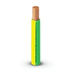كابل نحاس THHN/THWN معزول PVC 105° قطر 4.4 مم 600 فولت طول 2500 قدم أصفر مع أخضر | شركة الفنار