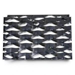 سلك شبك ممدد (بقلاوه) حديد اسود نموذج معماري سمك 1.8 mm مقاس 1.22×3 M