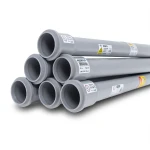 UPVC Pipes PN 4 Bar Size 140 mm Thickness 2.8 mm Gray Color | SAPPCO