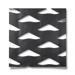 Hot Rolled Expanded Metal Sheet Memari Shape 1.8 mm Thick 1.22x4 m