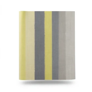 Striped Wallpaper Yellow with Gray, 10m x 0.73m, Model 45123