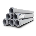 UPVC Pipes PN 4 Bar Size 280 mm Thickness 5.5 mm Gray Color | SAPPCO