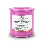 سلك نحاس مجدول 3 AWG مطلي بالقصدير، عزل PVC 105°C، زهرى، 600 فولت، 500 قدم | شركة كابلات الشرقية للصناعة