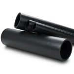 مواسير بلاستيك HDPE ضغط اسمي 10 بار PE 100 قطر خارجي 630 مم سماكة 37.4 مم اسود