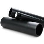 أنابيب HDPE ضغط 10 بار PE 100 قطر خارجي 710 مم سمك 42.1 مم لون أسود