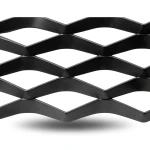 Hot Rolled Black Steel Expanded Metal Mesh Thickness 3.8 mm Width 1.22 m Length 2 m