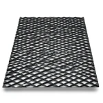 Hot Rolled Black Steel Expanded Metal Mesh Thickness 3.8 mm Width 1.22 m Length 3 m