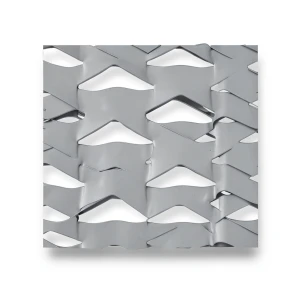 سلك شبك ممدد حديد مدرفل على الساخن سمك 1.2 مم، مقاس 2.44×4 متر تصميم معماري