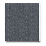Italian Geometric Wall Covering 10m x 0.73m Dark Gray, Model 45125