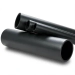 انابيب بلاستيك HDPE ضغط 16 بار PE 100 قطر خارجي 200 مم سماكة 18.2 مم لون اسود