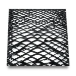 Hot Rolled Black Steel Expanded Metal Mesh Thickness 3.8 mm Width 1.22 m Length 6 m