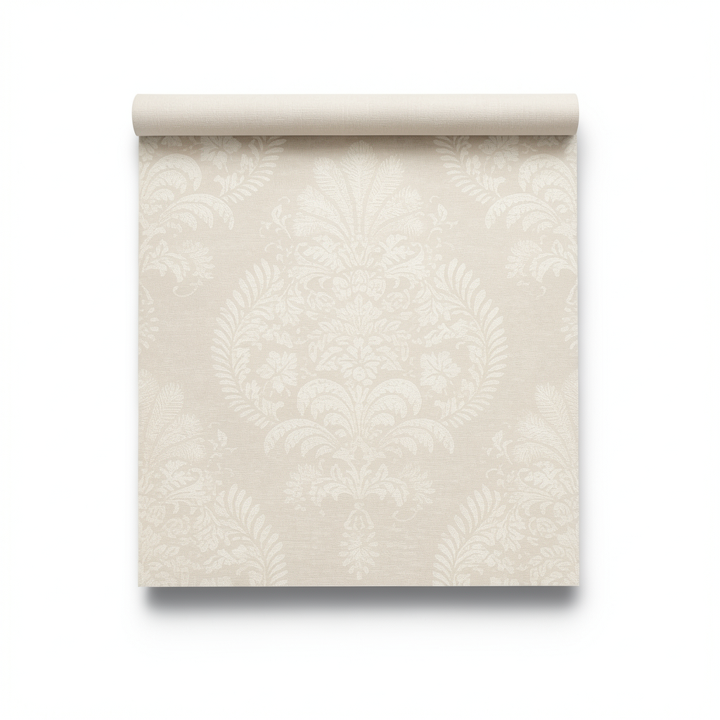 Classic Wall Covering Beige Color 10m x 0.53m, Model ht70105