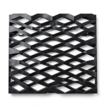 Hot Rolled Black Steel Expanded Metal Mesh Thickness 4.8 mm Width 1.22 m Length 1 m