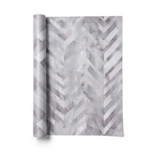 Spanish Wallpaper Gray Color Geometric Design, Size 10mx0.53m, Model 1104-2