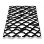 Hot Rolled Black Steel Expanded Metal Mesh Thickness 4.8 mm Width 1.22 m Length 2 m