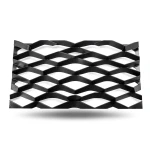 Hot Rolled Black Steel Expanded Metal Mesh Thickness 3.8 mm Width 1.22 meter Length 5 meter