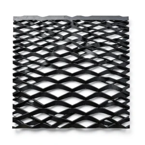 Hot Rolled Black Steel Expanded Metal Mesh Thickness 3.8 mm Width 1.22 m Length 6 m