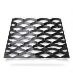 Hot Rolled Black Steel Expanded Metal Mesh Thickness 4.8 mm Width 1.22 m Length 1 m