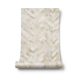 Spanish Wallpaper Geometric Design Beige, Size 10m x 0.53m, Model 1104-4