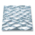 Galvanized Steel Expanded Metal Mesh Thickness 4.8 mm Width 1.22 m Length 7 m