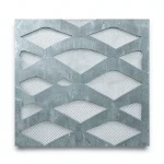 Galvanized Steel Expanded Metal Mesh Thickness 5.8 mm Width 1.22 m Length 1 m
