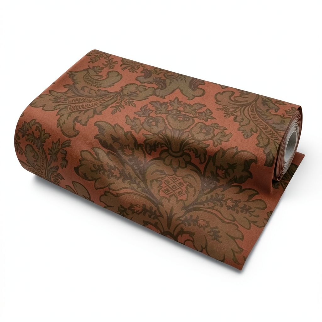 Wall Decoration Classic Design 10 m x 1.06 m Dark Orange