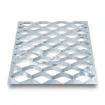 Galvanized Steel Expanded Metal Mesh Thickness 4.8 mm Width 1.22 m Length 4 m