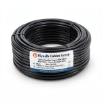 35mm Flexible Copper Electric Wire, 450/750V, 100m Coil, Black | Riyadh Cables Group