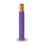 كابل نحاس THHN/THWN معزول PVC 105° قطر 13.8 مم 600 فولت 500 قدم بنفسجي | شركة الفنار