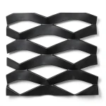 Hot Rolled Black Steel Expanded Metal Mesh Thickness 4.8 mm Width 1.22 m Length 3 m