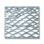 Galvanized Steel Expanded Metal Mesh Thickness 5.8 mm Width 1.22 M Length 2 M