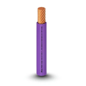 كابل نحاس THHN/THWN معزول بمادة PVC 105°C قطر 3.4 مم 600 فولت طول 2500 قدم بنفسجي | شركة الفنار