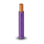 كابل نحاس THHN/THWN قطر 3.8 مم 600 فولت 2500 قدم بنفسجي معزول PVC | شركة الفنار