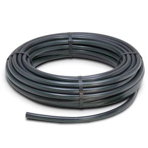 لفة أنابيب بلاستيك HDPE ضغط 9.8 بار PE 63 قطر خارجي 125 مم SDR 9 لون أسود