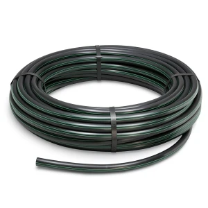 HDPE Polyethylene Plastic Coil Pipe 9.8 Bar Pressure PE 63 Outer Diameter 140 mm SDR 9 Black