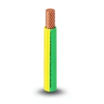 THHN/THWN Copper Cable PVC 105°C Insulation Diameter 3.4 MM 600 Volt 2500 Feet Yellow with Green | Al Fanar