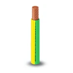 THHN/THWN Copper Cable PVC 105°C Insulation Diameter 4.4 MM 600 Volt 2500 feet Yellow with Green | Al Fanar