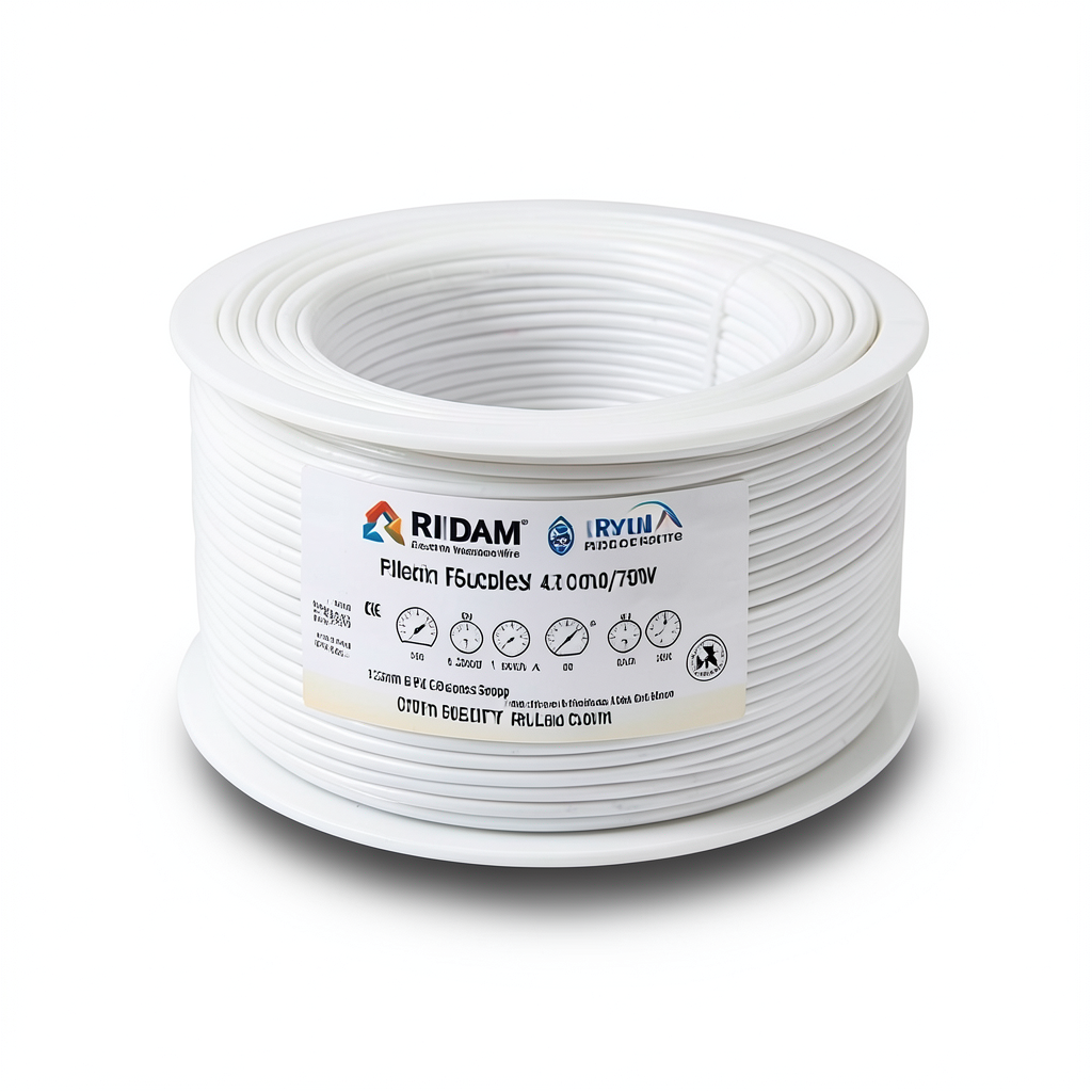 Riyadh 2.5mm Electric Wire Flexible Copper Conductor 450/750V 100m Coil White | Riyadh Cables Group