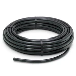 لفة أنابيب HDPE ضغط اسمي 3.9 بار PE 63 قطر خارجي 40 مم SDR 21 لون أسود